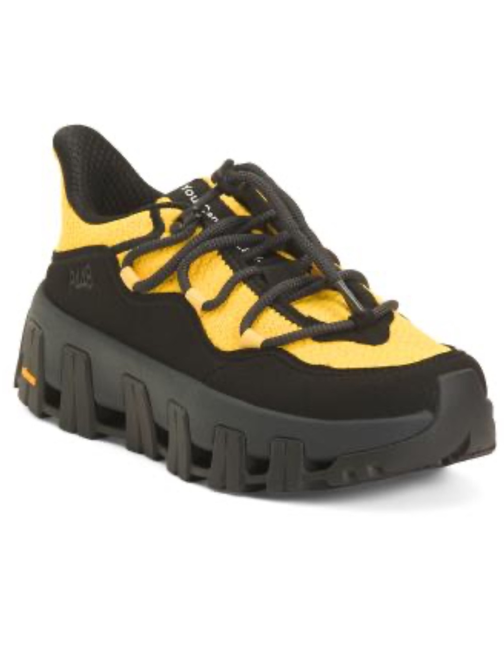 NEW P448 S24 Women’s EU 38 (US 7.5) Black-Yellow Monalea Sneakers